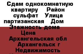 Сдам однокомнатную квартиру  › Район ­ сульфат › Улица ­ партизанская › Дом ­ 51 › Этажность дома ­ 9 › Цена ­ 12 000 - Архангельская обл., Архангельск г. Недвижимость » Квартиры аренда   . Архангельская обл.